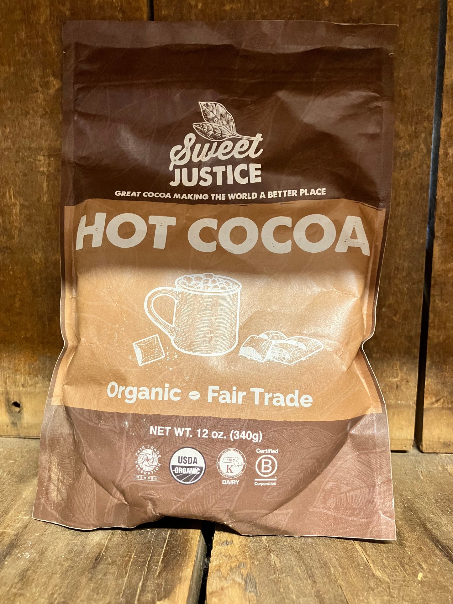 Sweet Justice Hot Cocoa 12 oz