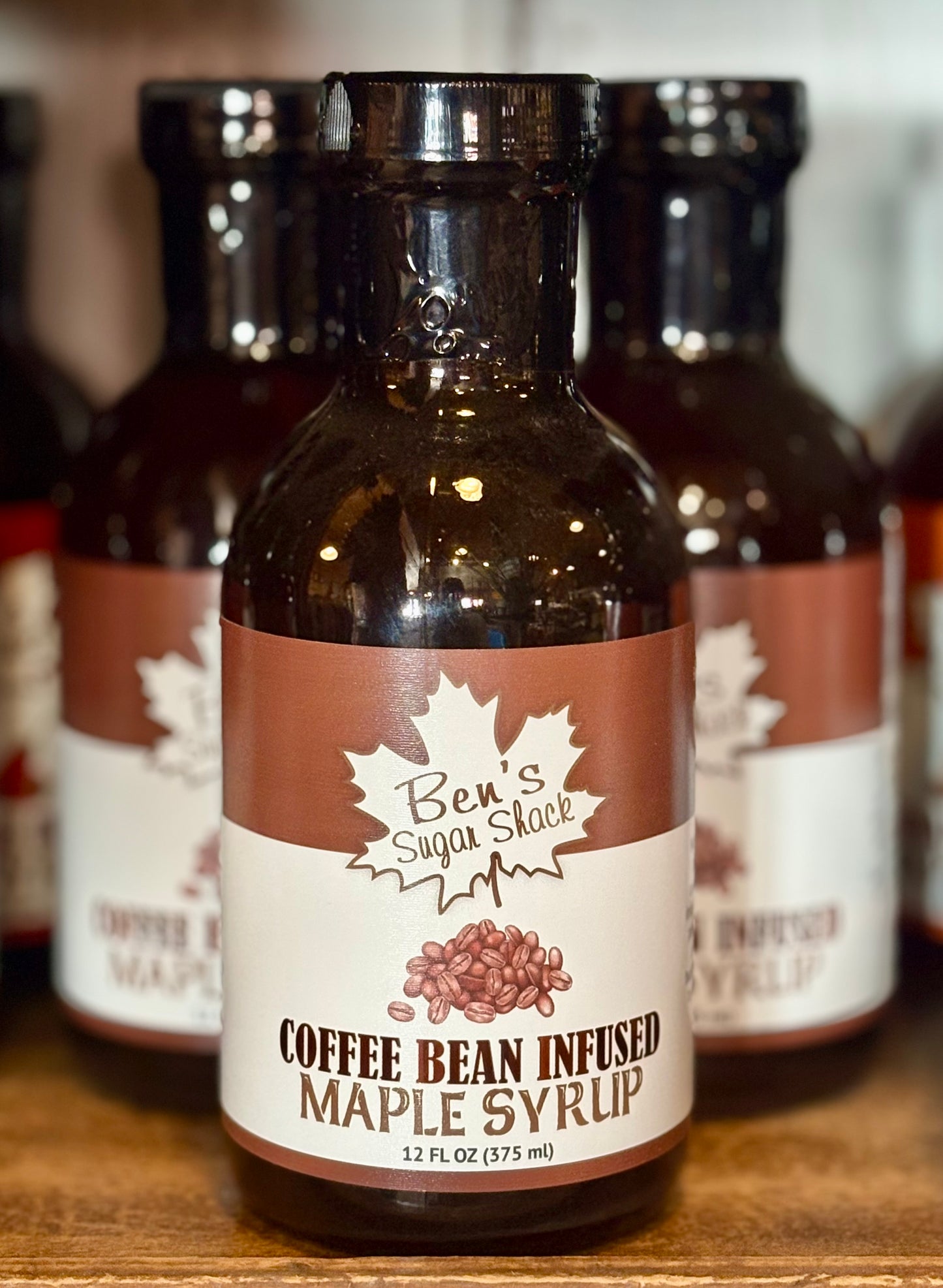 Coffee Bean Infused Maple Syrup