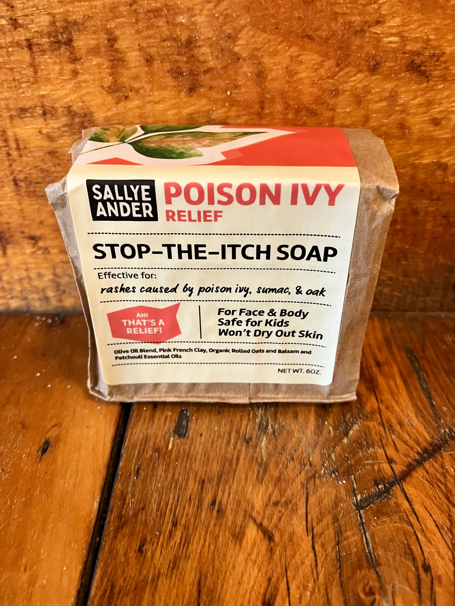 Sallyeander Poison Ivy Relief Soap