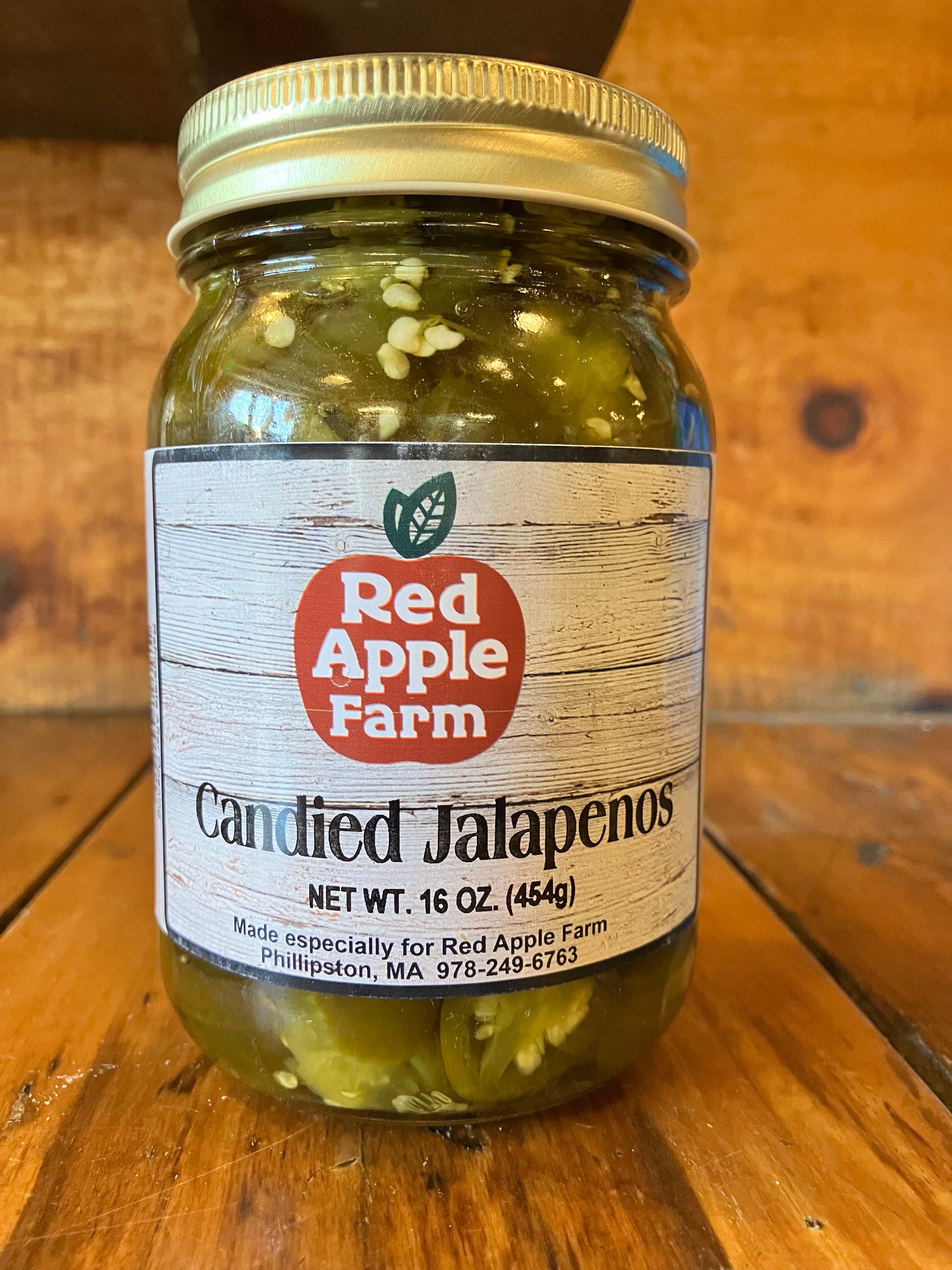 Candied Jalapenos 16 oz jar