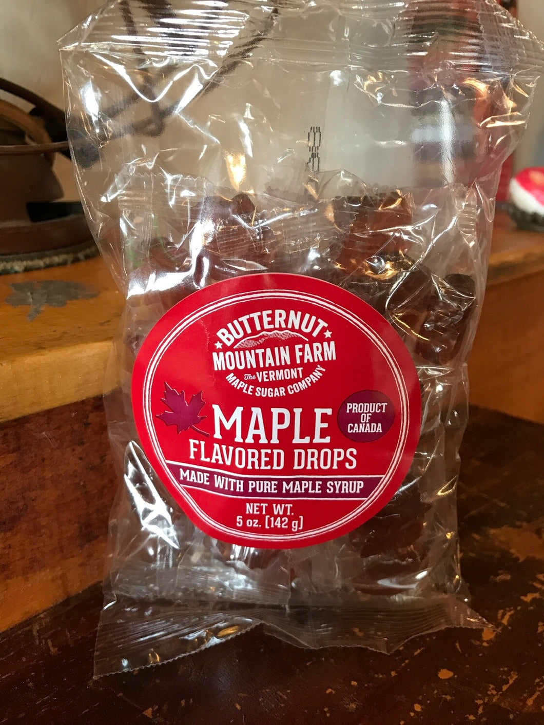 Maple flavored drops